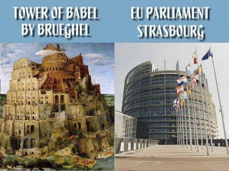 EU Parliament Tower Of Babel