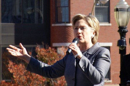 Hillary Clinton Speech - Photo by Marc Nozell