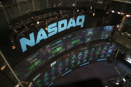 NASDAQ stock market displays at Times Square - Photo by bfishadow on Flickr