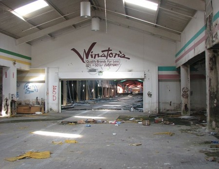 Abandoned Mall - Photo by Justin Cozart