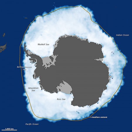 Antarctic Sea Ice Grows - Public Domain