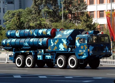 Chinese S-300 launcher during China's 60th anniversary parade - Photo by Jian Kang
