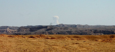 Hamas Rocket Explosion - Photo by Alfredas