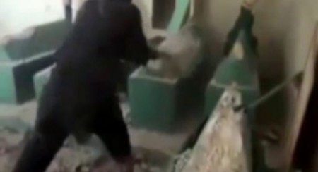 ISIS Smashing Jonah's Tomb