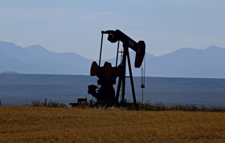Oil Pump In Montana - Public Domain