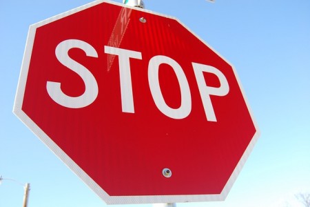 Stop Sign - Public Domain