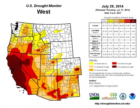 Drought Monitor July 29