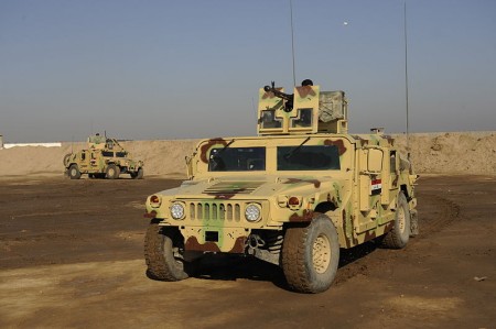 Humvees of the new Iraqi Army - Public Domain