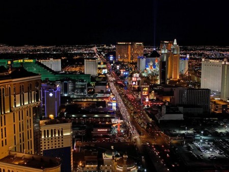 Las Vegas At Night - Public Domain