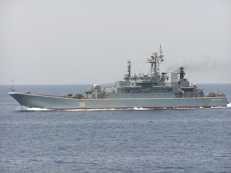 Russian Warship - Photo by Luis Díaz-Bedia Astor