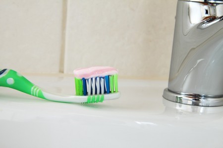 Toothpaste On A Toothbrush - Public Domain