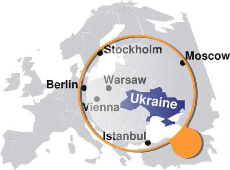 Ukraine Map - Public Domain