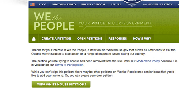 Ebola Petition