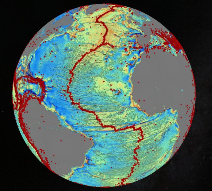 Ocean Floor Map