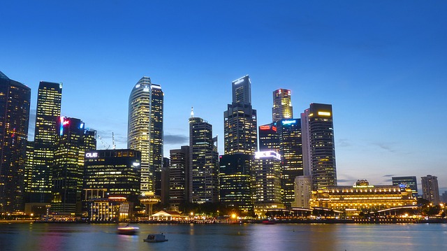 Singapore Skyline - Public Domain