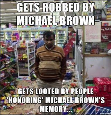 Michael Brown Irony