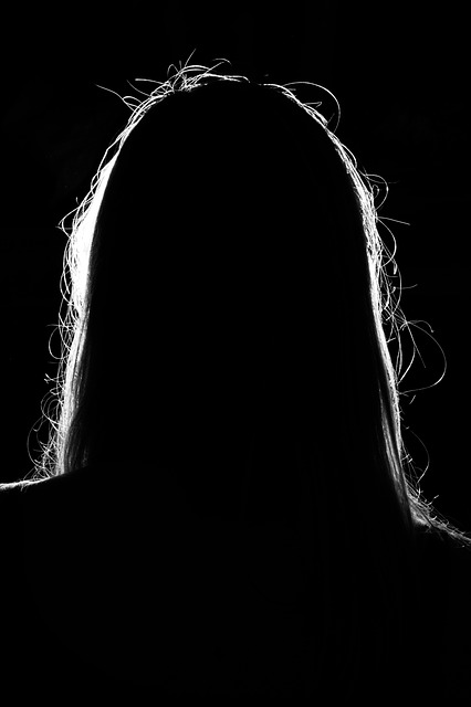 woman silhouette - Public Domain