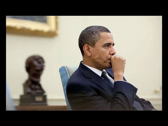 Barack Obama Thinking