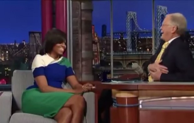 Michelle Obama On Letterman
