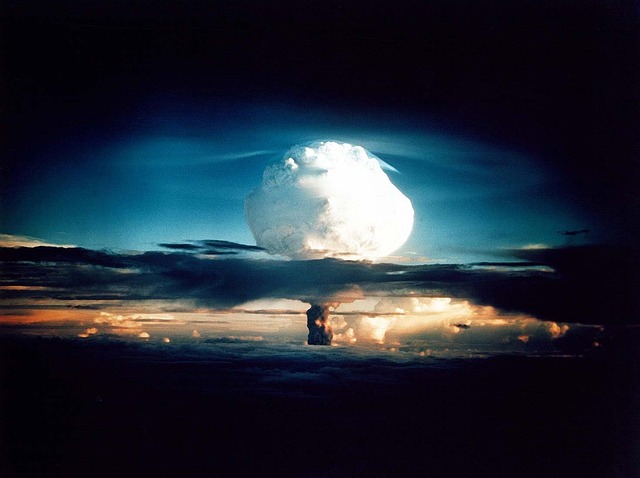 Nuclear Explosion On The Horizon - Public Domain