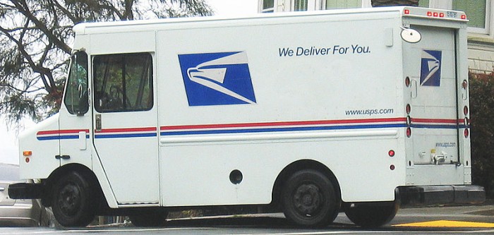Postal Service Truck - Public Domain