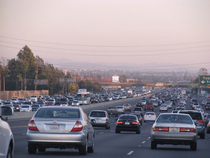 California Highway Traffic Jam - Photo by Daniel R. Blume
