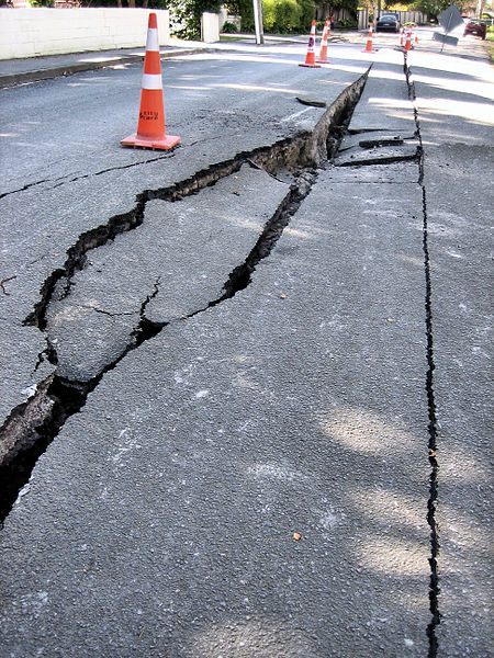 Earthquake Damage - Cracks In The Earth