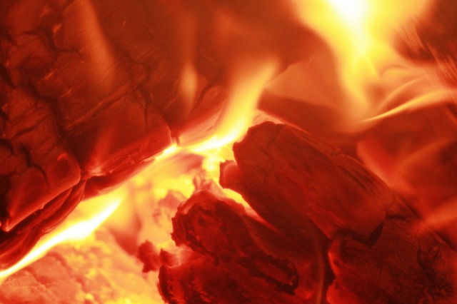 Fire Burning Wood - Public Domain