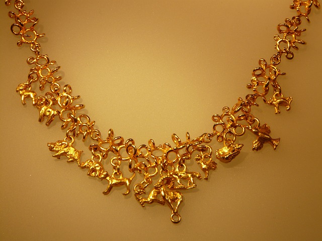 Gold Necklace - Public Domain