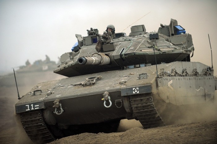 how many main battle tanks in israel