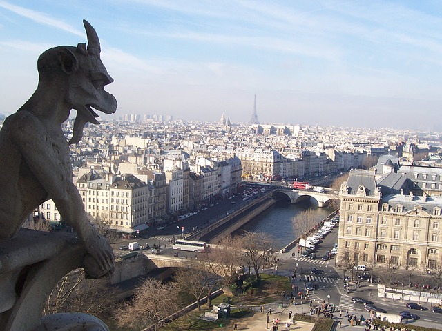 Paris Skyline - Public Domain