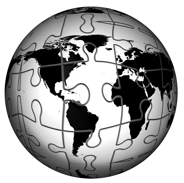 Earth Puzzle - Public Domain