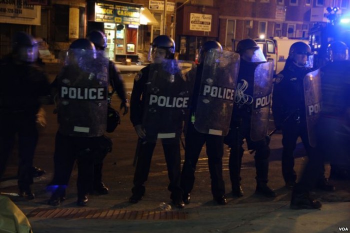 Baltimore Riot Police - Public Domain