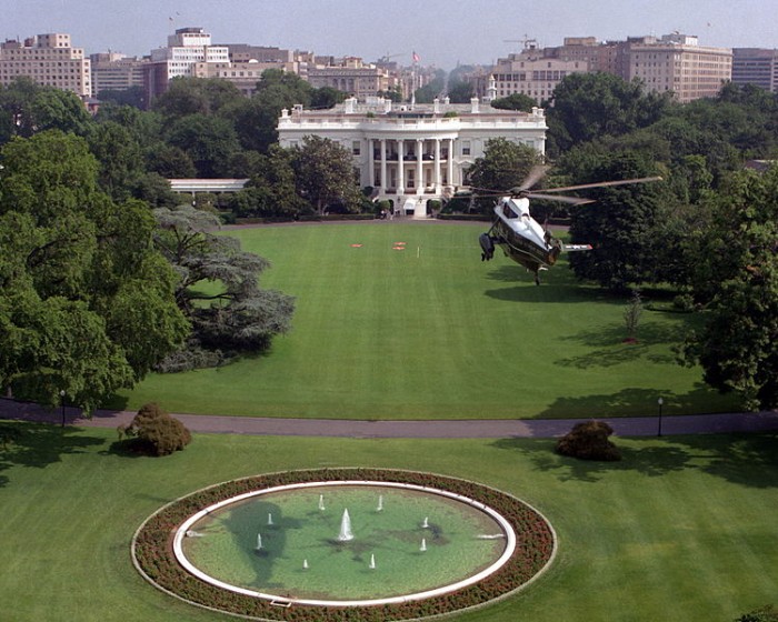 White House South Lawn - Public Domain
