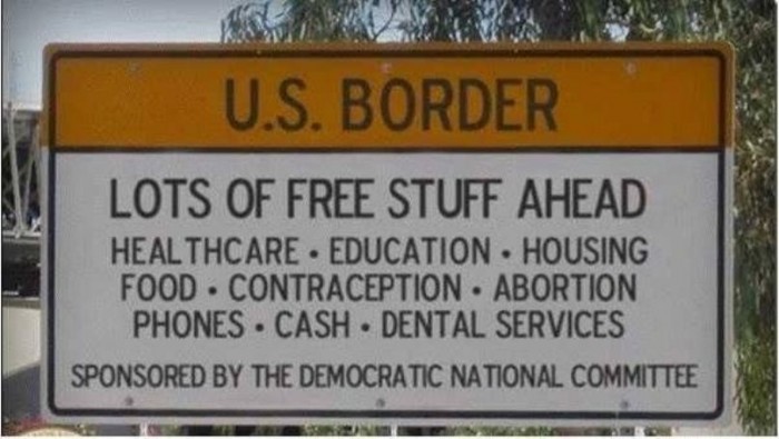 Illegal Immigration Sign