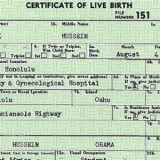 Obama Birth Certificate
