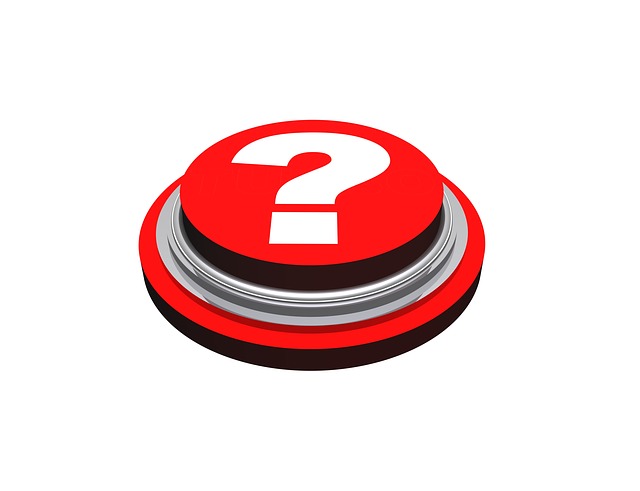 Question Button - Public Domain
