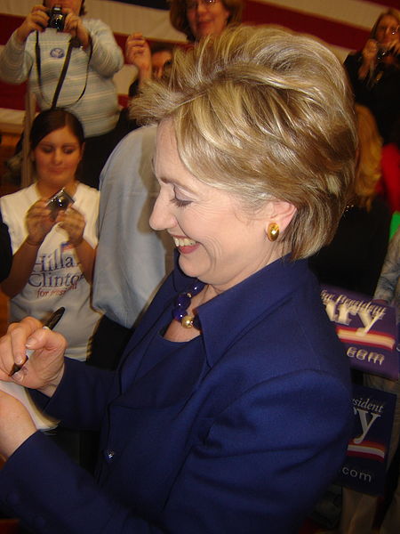 Hillary Clinton Smiling - Photo by Zammerman