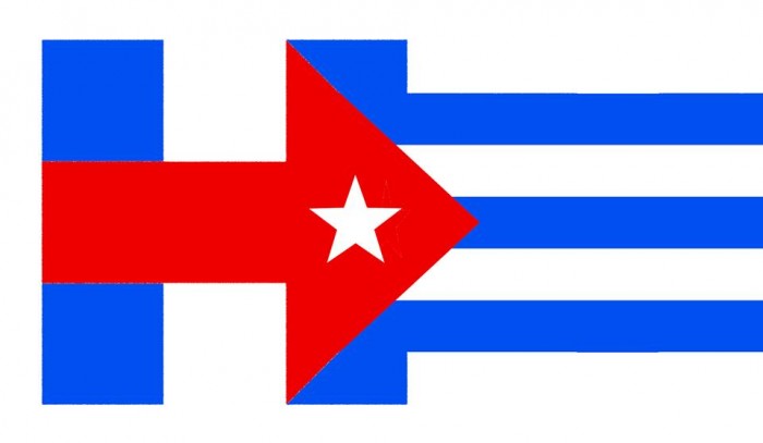 Hillary Logo Cuban Flag