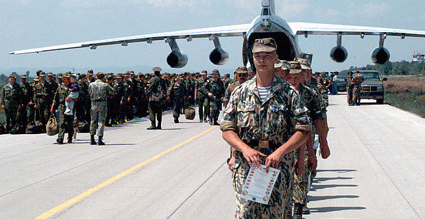 Russian Troops - Photo by Teresa H. Hawkins via Wikimedia Commons