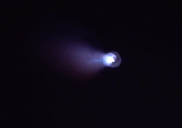 Trident Nuclear Missile Over Southern California