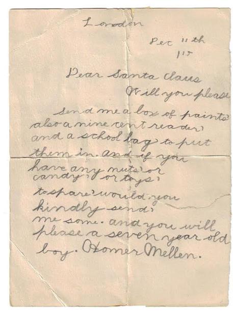 100 Year Old Christmas List - Homer Mellen