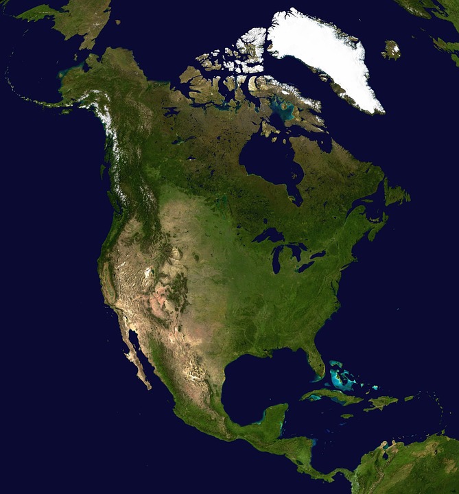 North America - Public Domain