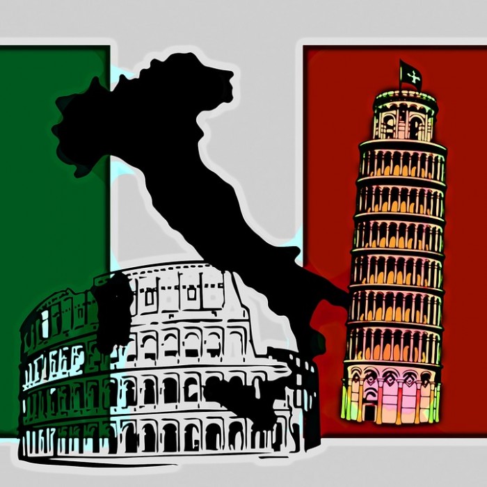 Italy Banner - Public Domain