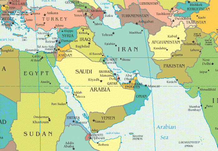 Middle East Map