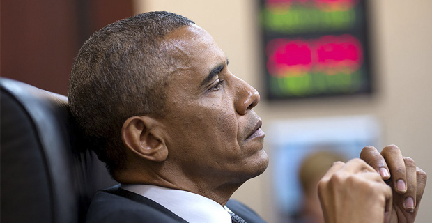 Obama Thinking - Public Domain