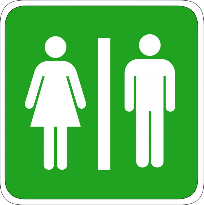 Bathroom Sign - Public Domain