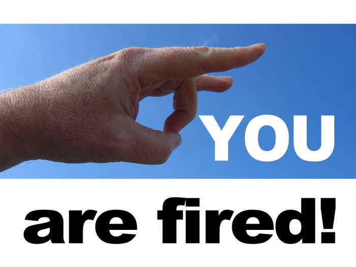 You Are Fired - Public Domain