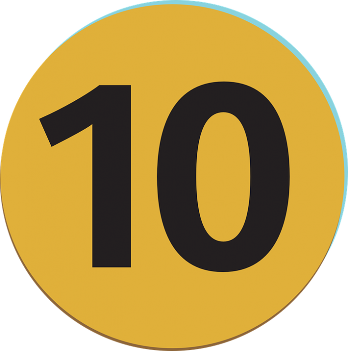 10-number-ten-public-domain