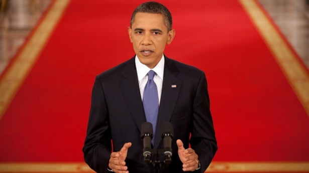 Obama Giving Speech - Public Domain